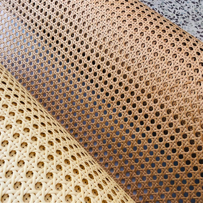 

20-700CM Long 40-55CM Wide Plastics Cane Webbing Real PE Decoration Rattan Roll Wall Decor Furniture Repair Material Home Tools