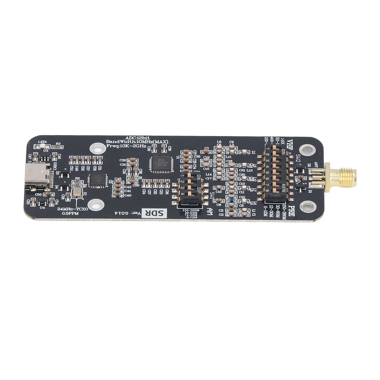 SDR Receiver RSP1 12 Bit Software Defined Radio Module Board 10KHz‑2GHz for Modulation new