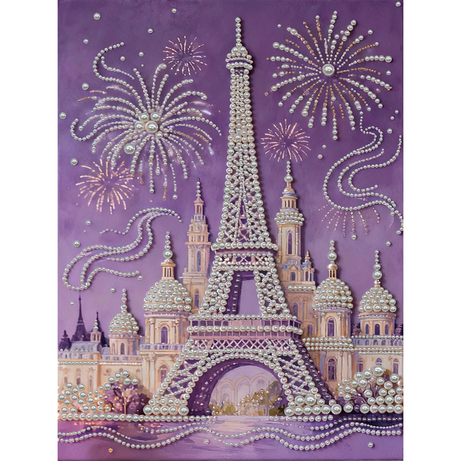 

DIY Pearl Art Painting for Adults Beginners Home Wall Decor Pearl Gem Paintings Picture Arts Craft With Frame 30x40cm