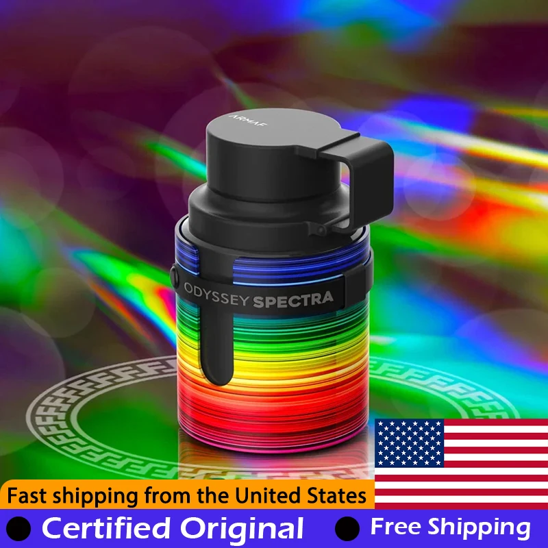 Armaf Odyssey Spectra Eau de Parfum Spray 3.4 Oz Original Arab Perfumes 100 ML Luxury Lasting Oriental Spicy Pheromones Perfume