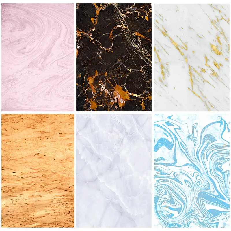 

Vinyl Custom Photography Backdrops Prop Marble Patterns Theme Photo Studio Background LS-50