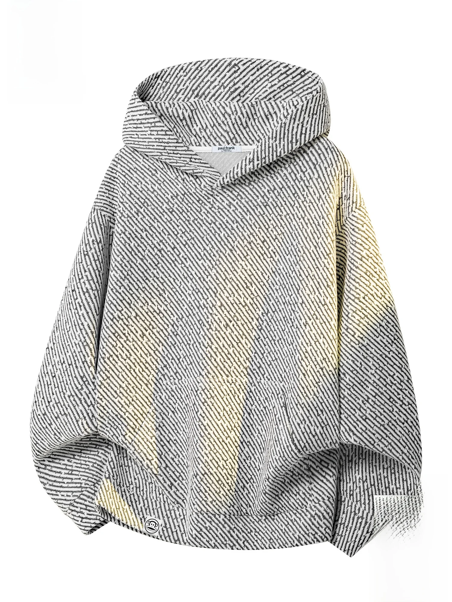 

Мужская толстовка PaulFrank Heavyweight с капюшоном, свободного кроя, с длинными рукавами, зимняя, в полоску, удобная, повседневная, молодежная, модная