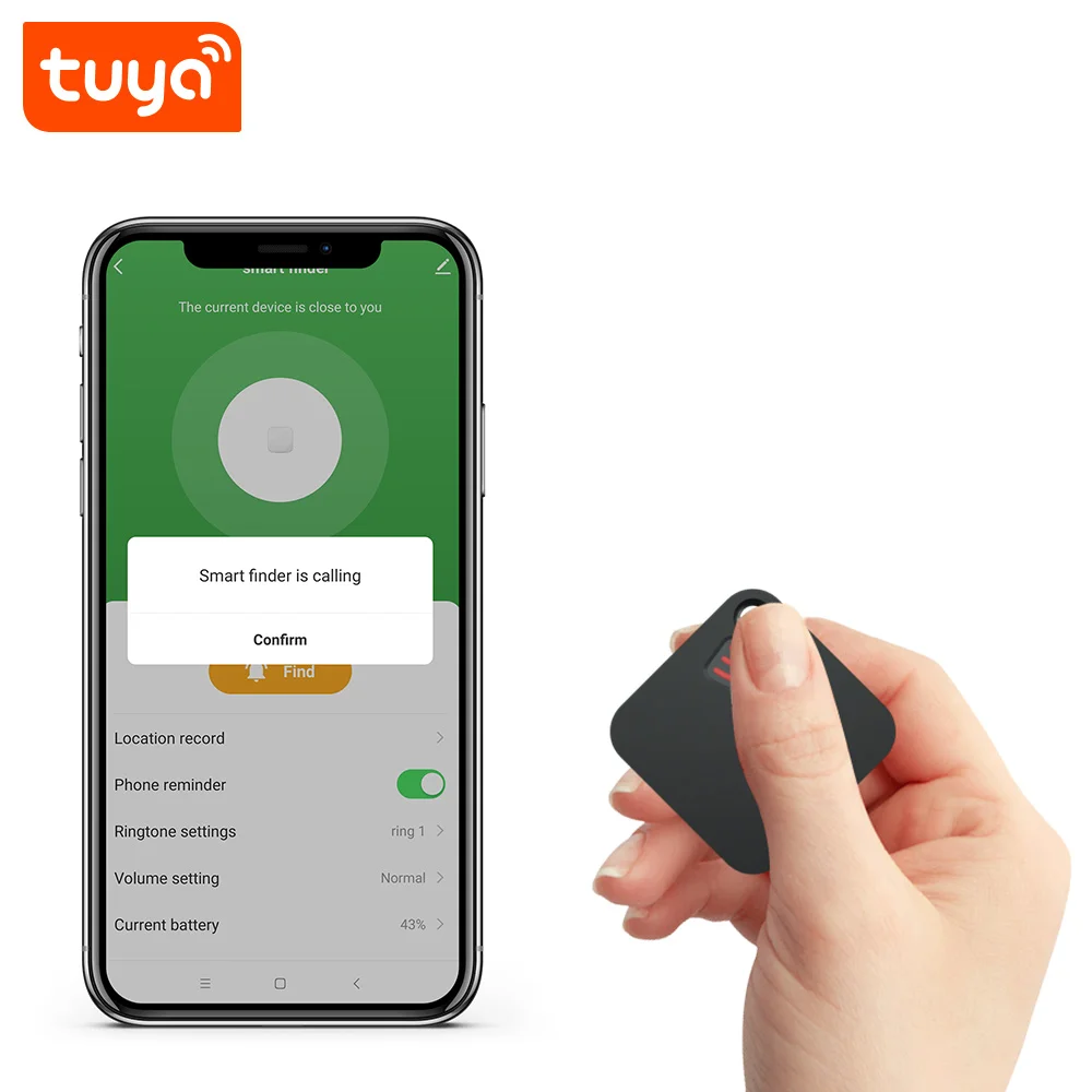 HLD – porte-clés intelligent, localisateur de télécommande, alarme Anti-perte, Rechargeable, sans fil, détecteur de clé à dents bleues