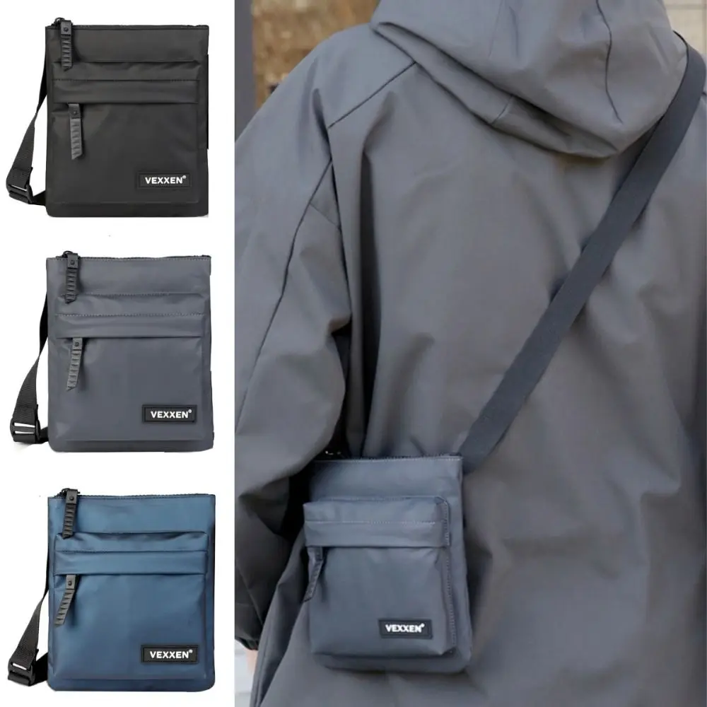 

Simple Multifunctional Crossbody Phone Pouch Handheld Korean Style Male Square Bag Waterproof Sports Messenger Sling Bags Man