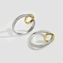 Enfashion Aretes Stripe Hoop Earrings With Zircon For Women's 18K Plated Gold Fashion Dainty Jewelry Dating Cocktail E241640