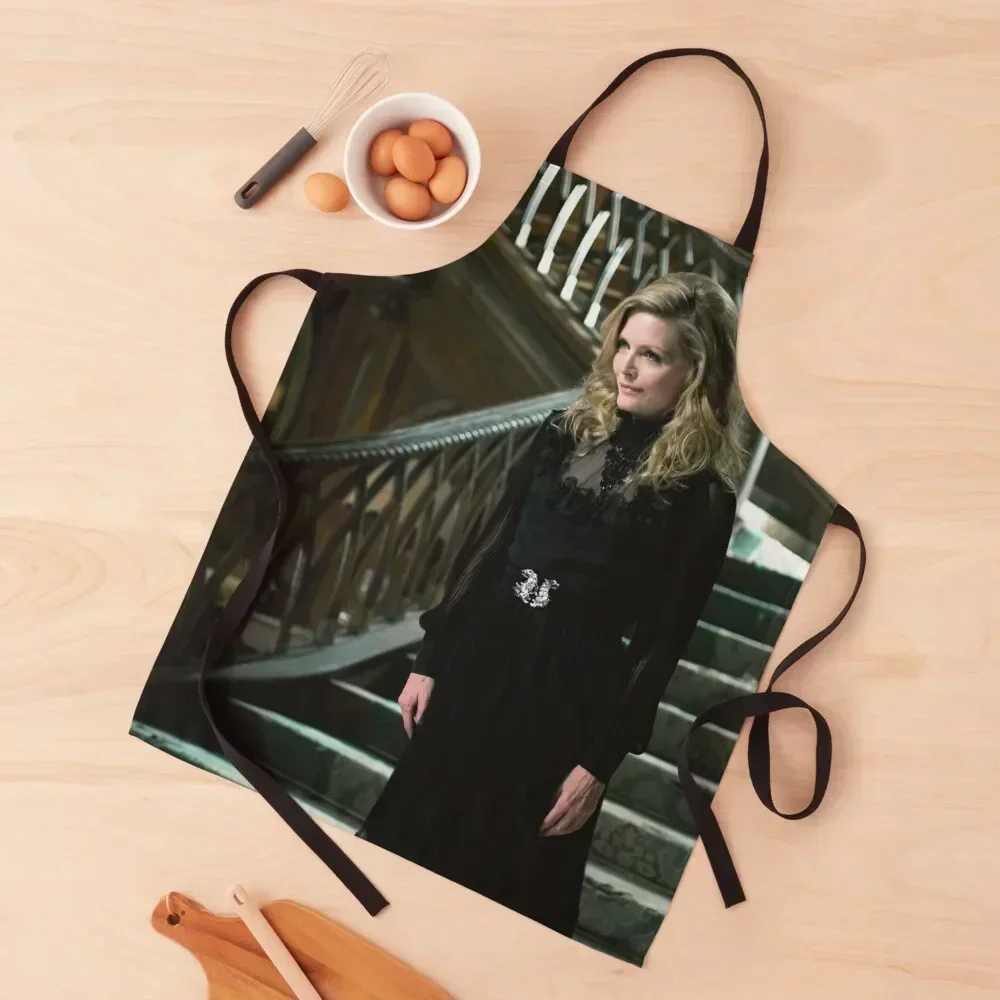 

Michelle Pfeiffer Apron kitchen clothes Kitchen For Women for women with pocket Waiter Uniforms Apron