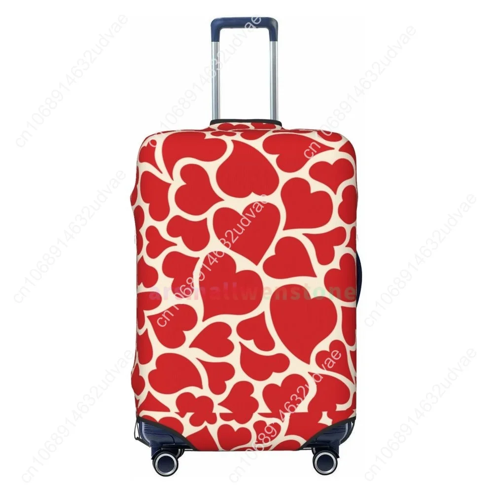 Valentines Throws Luggage Cover Suitcase Protector Thicken Elasticity Dust Covered Anti-scratch Protective Case 18-32 Inch