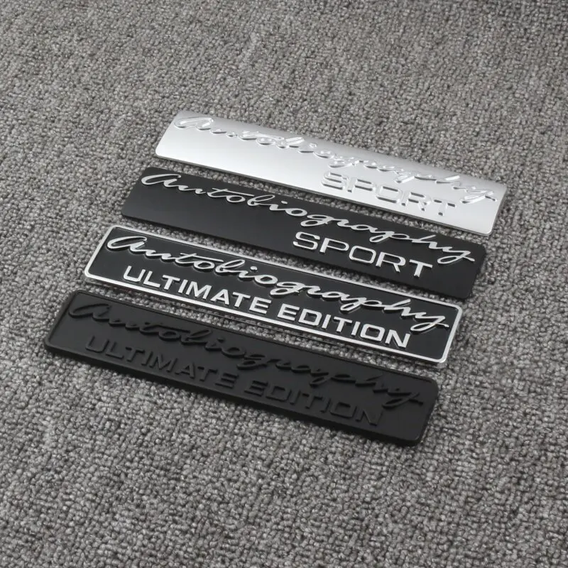 Retrofit Range Emblem Badge - Commemorative Limited Edition Queens Signature SV Autobiography Style Rear Tailgate Sticker