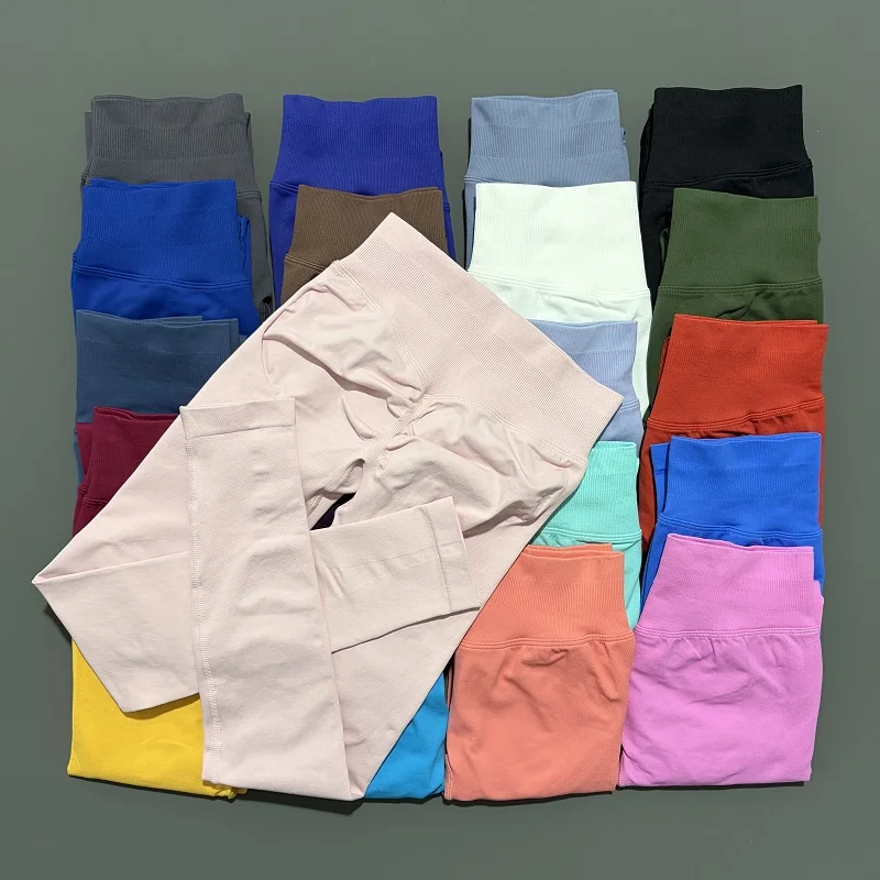 Women Sports Leggings Seamless Yoga Long Pants Butt Lifting Tummy Control Tights Fitness Workout Sportswear Gym Legging