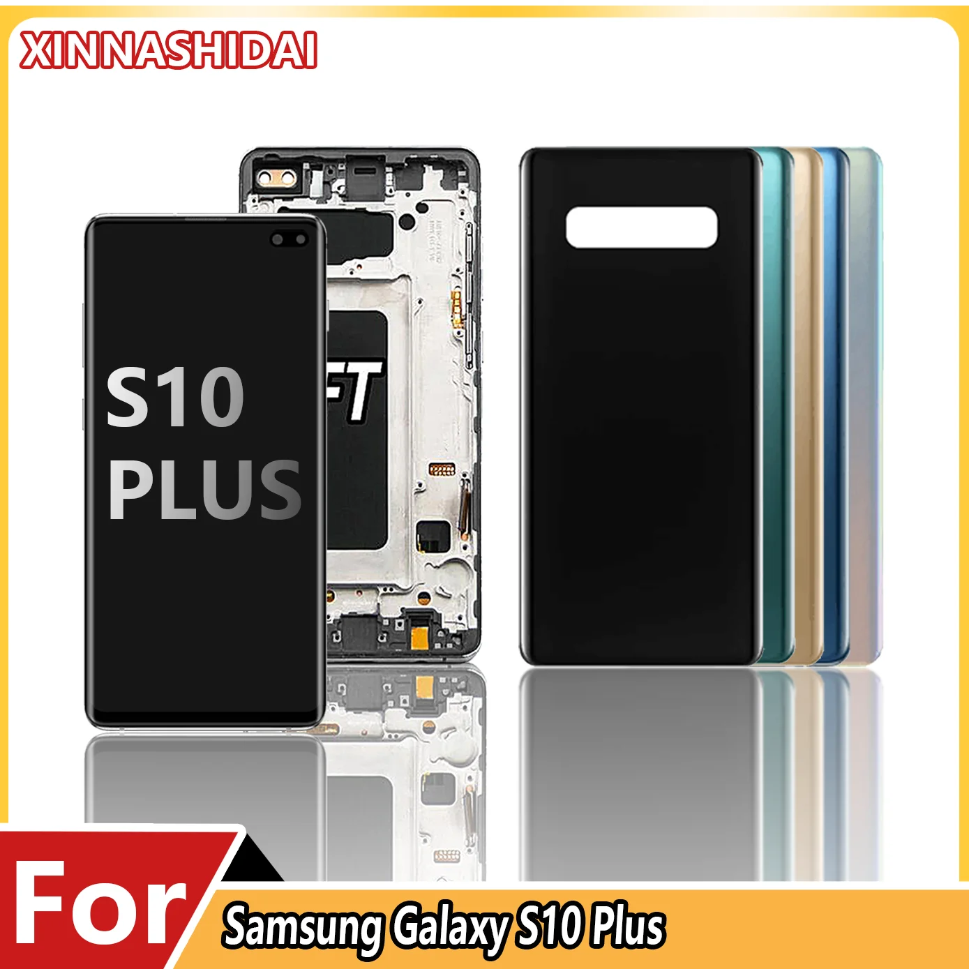 TFT Display For Samsung Galaxy S10 Plus LCD Touch Screen Digitizer With Frame Tested