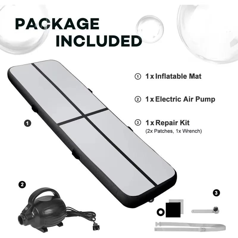 Wholesale Inflatable Gymnastics Mat, Air Tumbling Mat,Gym Floor Mats with Air Pump