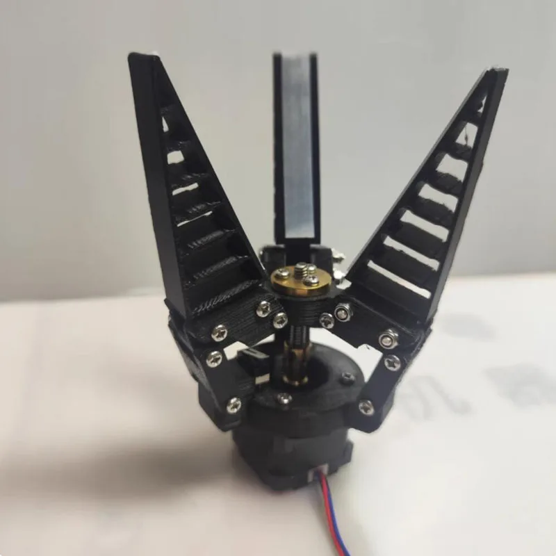 

С концевым выключателем и бронзовой втулкой — программируемый захват с 3 пальцами, комплект гибких зажимов для шагового двигателя 35