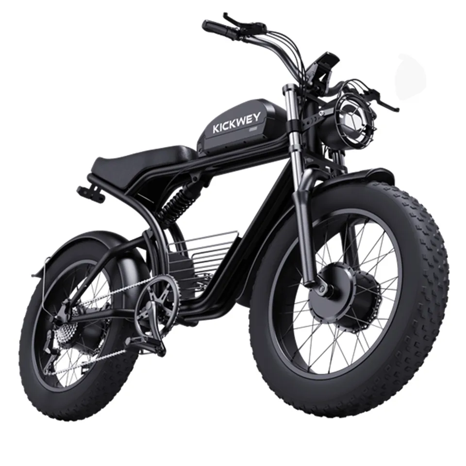 3000W Peak Dual Motors Electric Bike E-Mountain Dirt Ebike Motobike for Adults image 2