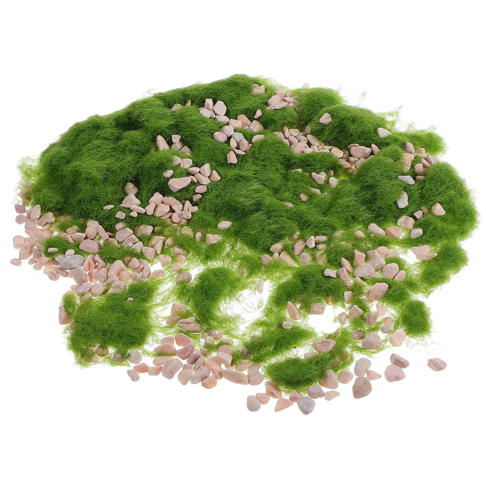 

1Set Artificial Grass Powder Gravel Realistic Texture Scenic Landscape Fairy Garden Railway Train Diorama Scenery Light Green