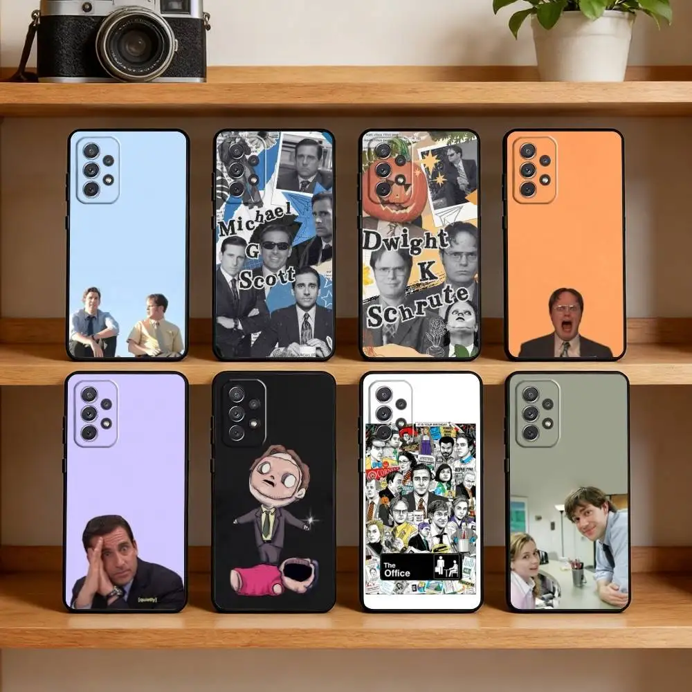 

The O-Offices Hot Tv Show Phone Case For Samsung Galaxy A73,A72,A71,A70,A52,A51 Others Soft Black Cover