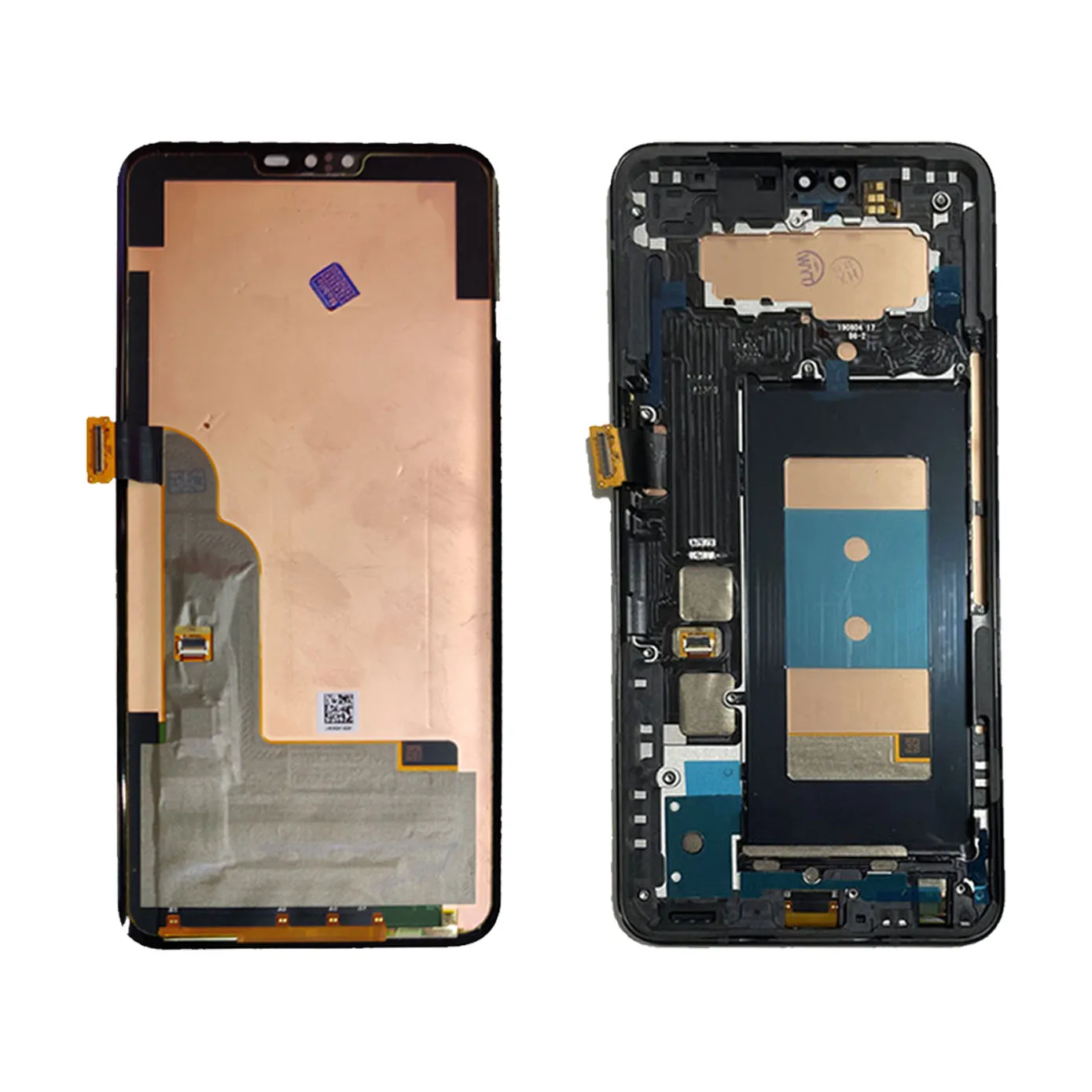 For LG V50 LCD Display Touch Screen Digitizer Assembly Replacement Parts For LG V50 V40 ThinQ V40 Display Repair Part With Frame