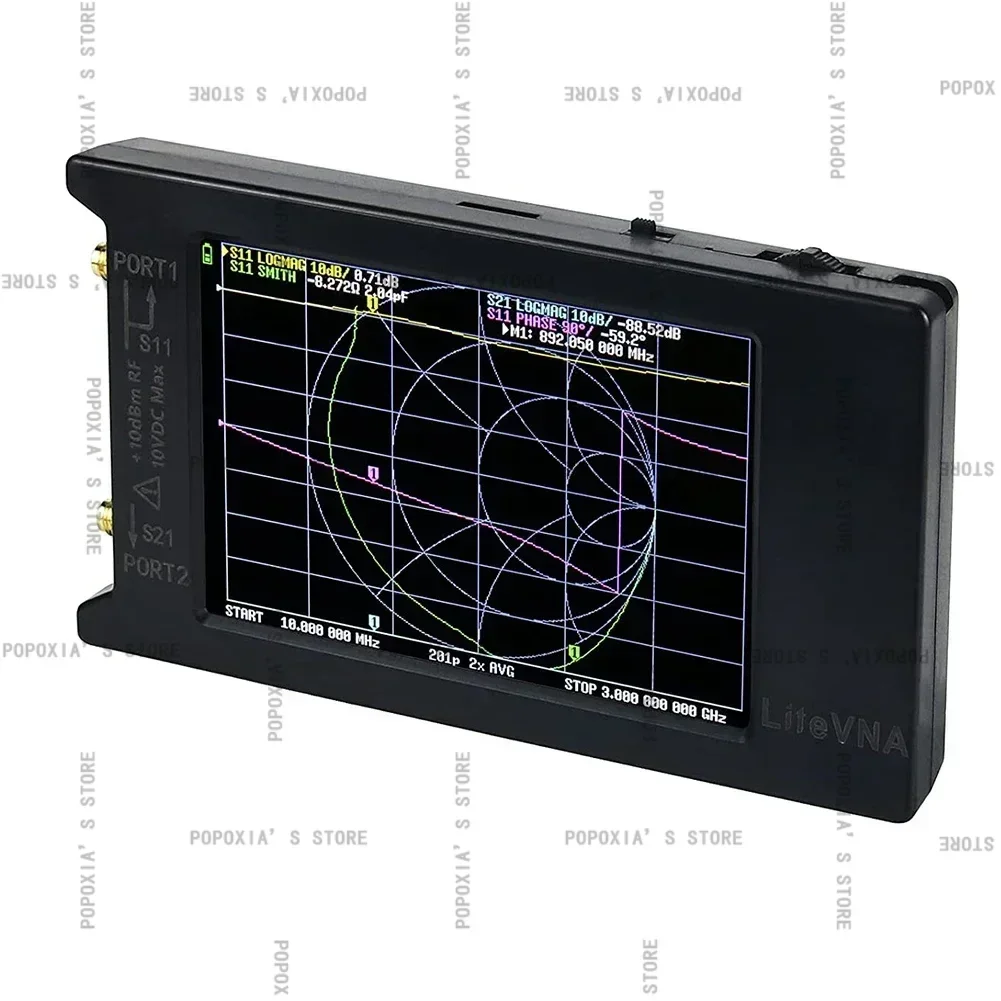 Analizator LiteVNA-64 VNA 50KHz-6.3GHz Przenośna wektorowa antena sieciowa 4-calowy wyświetlacz