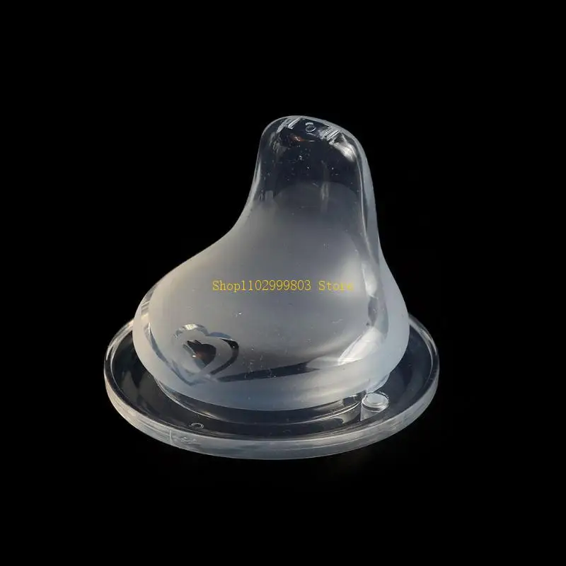 لهاية سيليكون سائلة آمنة للأطفال، حلمة منقار البط، بديلة مرنة J0MF #2