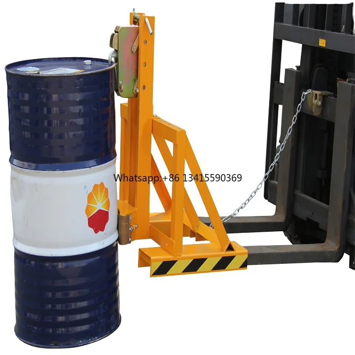 

High Quality Forklift Single Drum Clamp Attachment With Cheapest Price