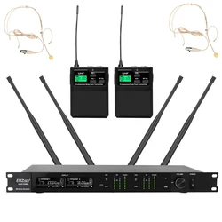Professional AD4D wireless microphone high-end handheld headset collar clip KSM8 dual channel stage performance, karaoke OK