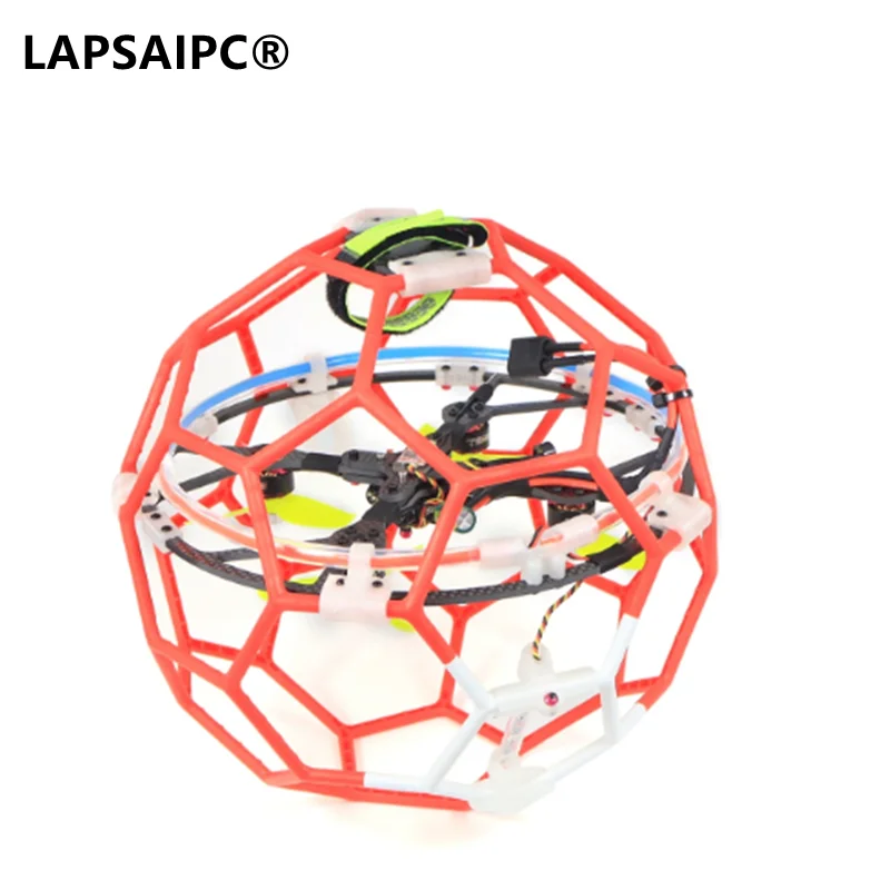 lapsaipc futebol drone com transmissor de radio brinquedo footbal ldarc rtf flyball 230 24g 8ch ac900rx f4 fc 4s 01