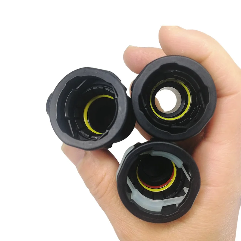 ข้อต่อเชื่อมต่อท่อน้ำมันเชื้อเพลิงขนาด 18 มม. แบบเร็ว ข้อต่อตัวเมีย 18 มม. อุปกรณ์พลาสติก ข้อต่อแบบงอ ข้อต่อตรง 10 ชิ้น/ชุด