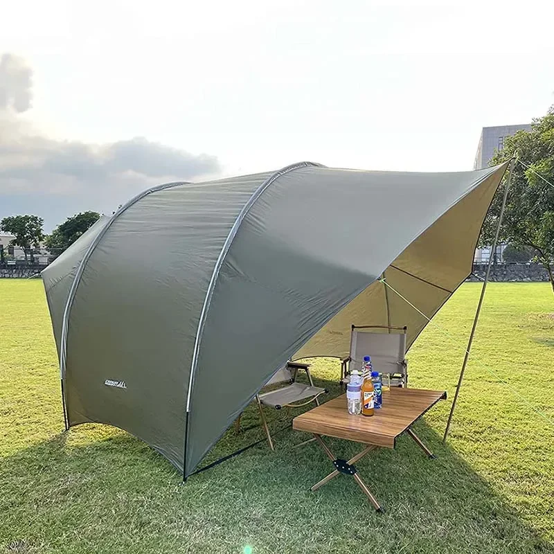 Outdoor Shade And Sun Protection Camping Car Rear Tent Can Be Used Separately Eggshell Car Rear Extension One Piece Tent