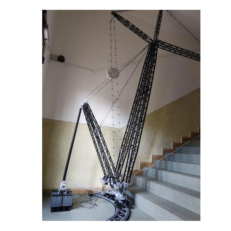 

BMS Ring Crane HCR-3000 Crawler Crane Building Blocks MOC-204416 Difficult Assembly Blocks DIY Christmas Gift