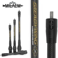 Archery Bow Balance Rod 6/8/10/12/15inch 3k Carbon Fibre Stabilizer Shock Absorber Damping for Bow and Arrow Hunting Accessories
