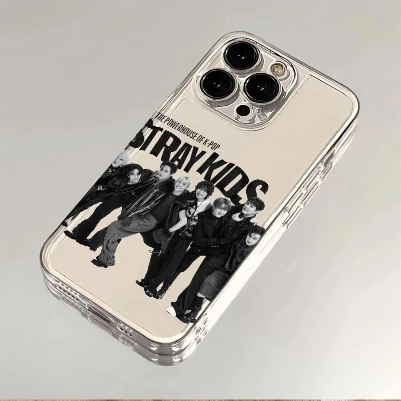 StrayKids TPU Phone Case for iPhone 17 Air 16E 16 15 14 13 12 11 Pro Max X Xs XR 8 7 Transparent Protector  Shockproof Cover view 6