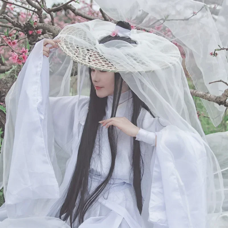 Xie lian cosplay kostüm anime tian guan ci fu xielian cosplay perücke weiß xielian han fu outfit halloween kostüme für männer frauen