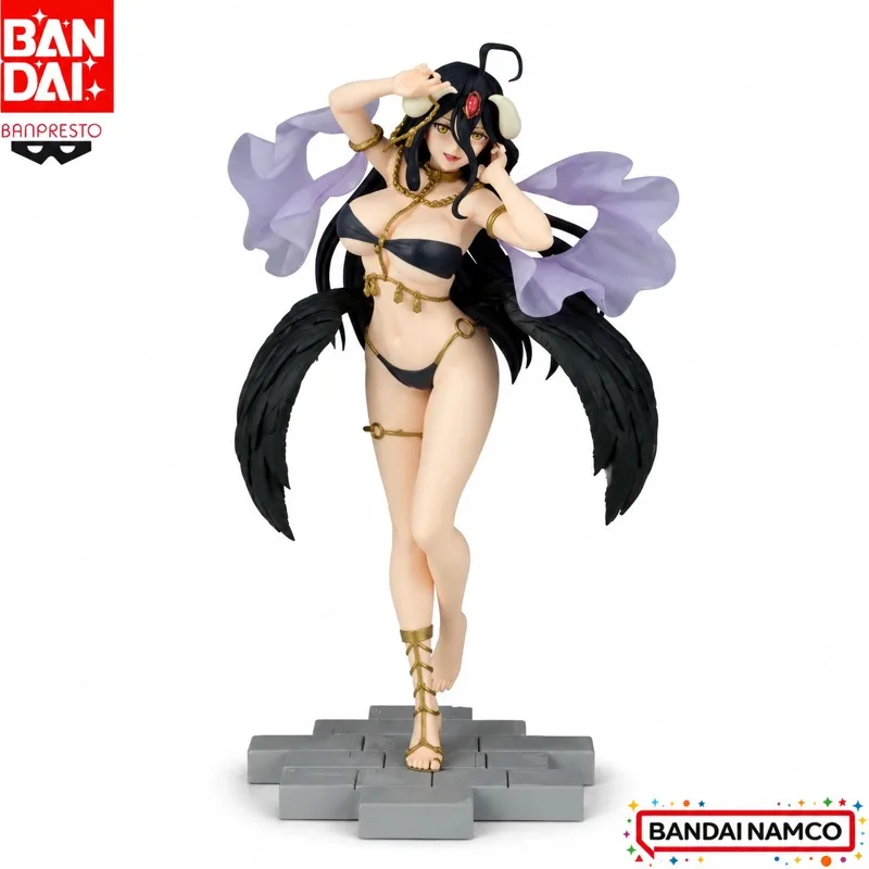

In Stock Bandai Original Banpresto Overlord Albedo Action Figure Model Doll Brand New Boxed Anime Characters Toys Model Garage