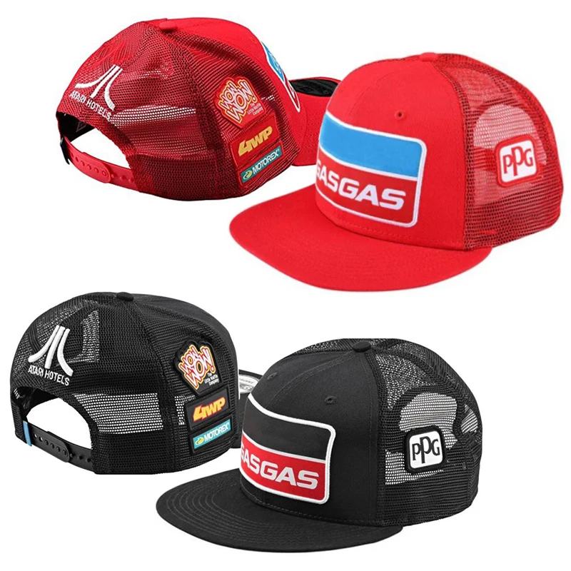 Creative design Motorcycle baseball cap snapback for gasgas logo Outdoor Mountain Bike Flat tongue Racing hat Unisex car gift