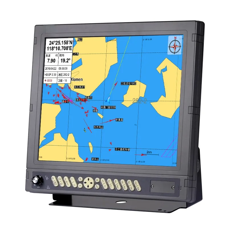 Hm5917 Marine Navigation Automatic Identification System AIS Collision Avoidance Instrument Ship-Borne Defense Guide 17-Inch