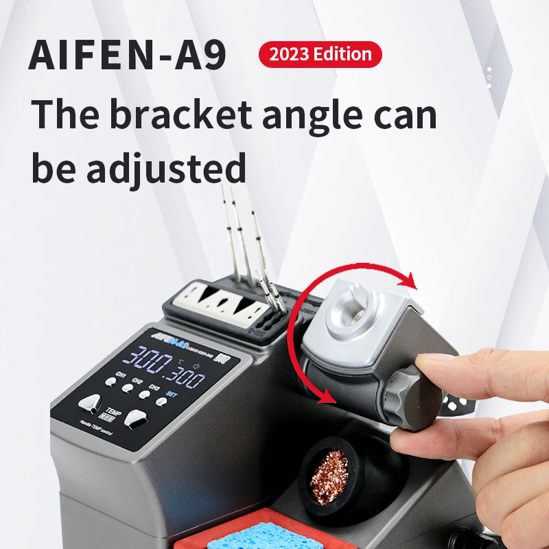 AIFEN A9 Soldering Station Compatible  Soldering Iron Tips C210/C245/C115 Handle Lead-free Electronic Welding Rework Station