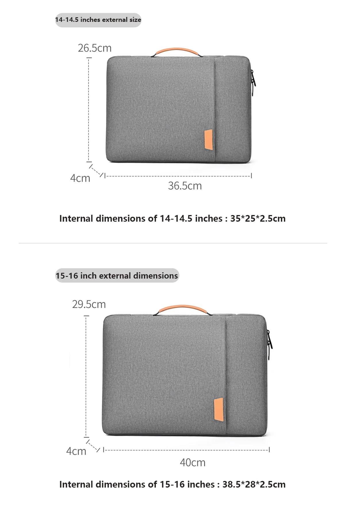 Laptop Sleeve Case Notebook 13 14 15.6 17.3 Inch Laptop Bag For Macbook Air Pro Acer Xiaomi Huawei Lenovo HP Computer Briefcase