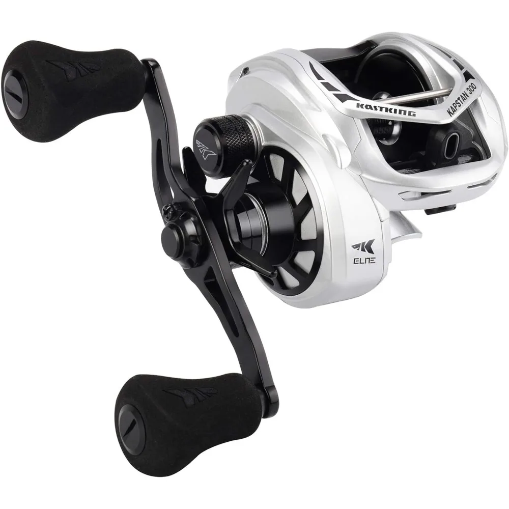 

Kapstan Elite 300 Baitcasting Fishing Reel, Low Profile, Large Capacity Casting Reel, Graphite Frame, 35 lbs. Drag 5.4:1 Ratio