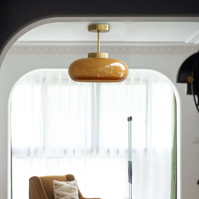 Lampe suspendue en cuivre au design moderne et romantique, luminaire décoratif d'intérieur, idéal pour un salon, une chambre à coucher ou un restaurant, 4010