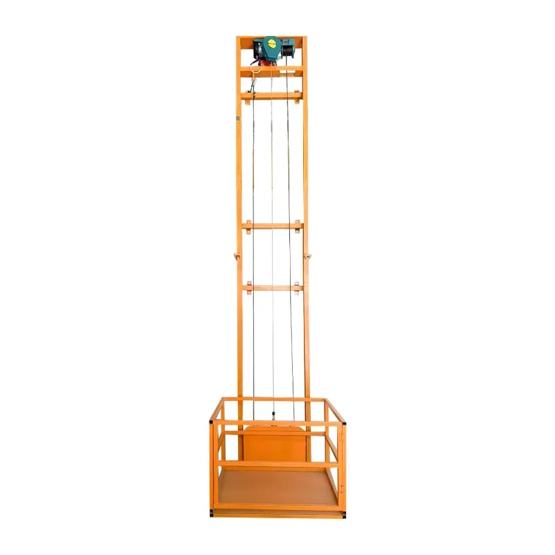Customizable 2-10m Electric Hydraulic Lift Small Lift Platform Home Factory Warehouse Crane Elevator