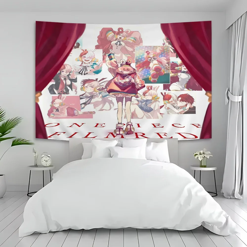 Uta O-One P-Piece مطبوعة كبيرة الجدار نسيج معلق التارو الهبي جدار السجاد النوم ديكور المنزل