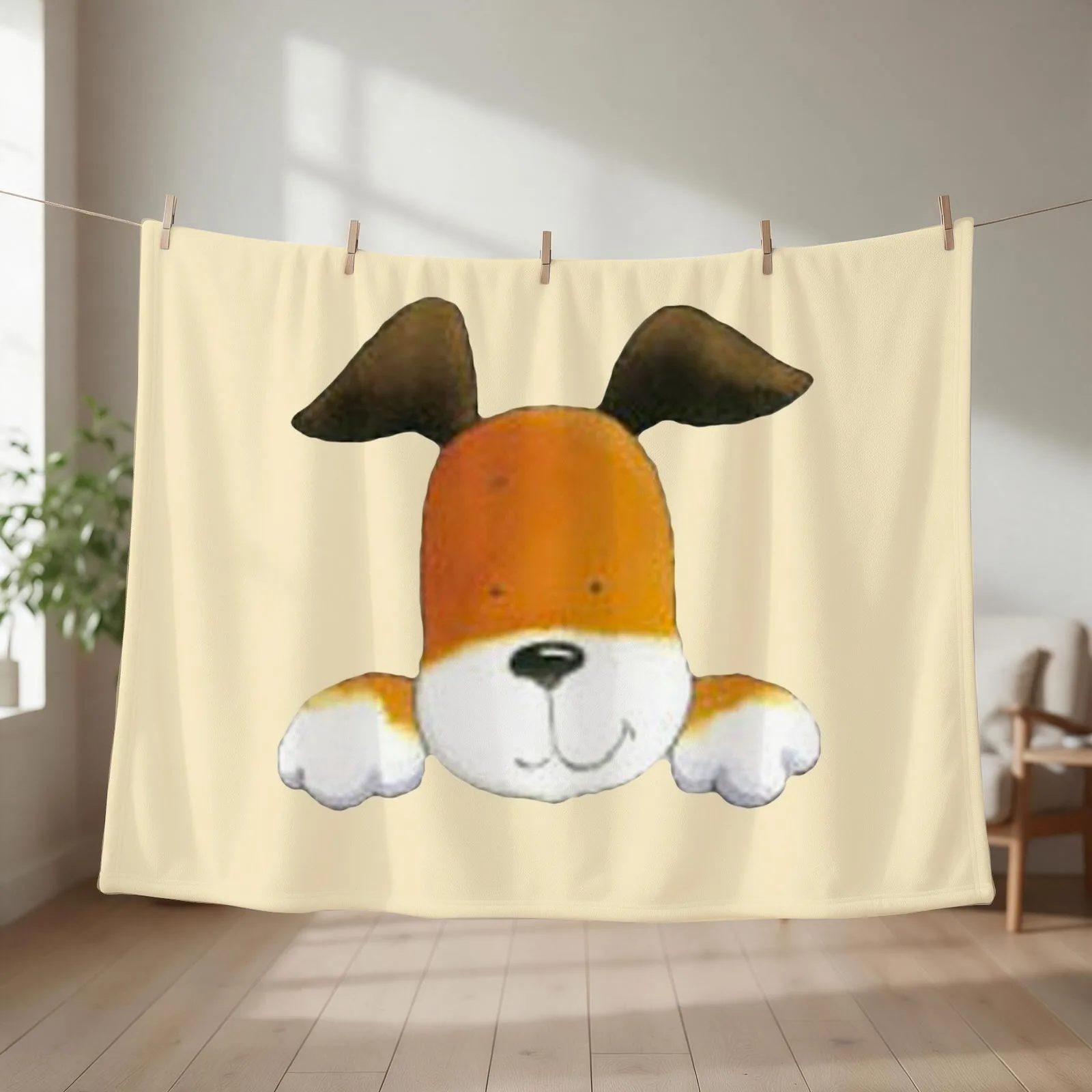 New Kipper the dog Throw Blanket couch cozy soft plush fuzzy picnic outdoor blanket