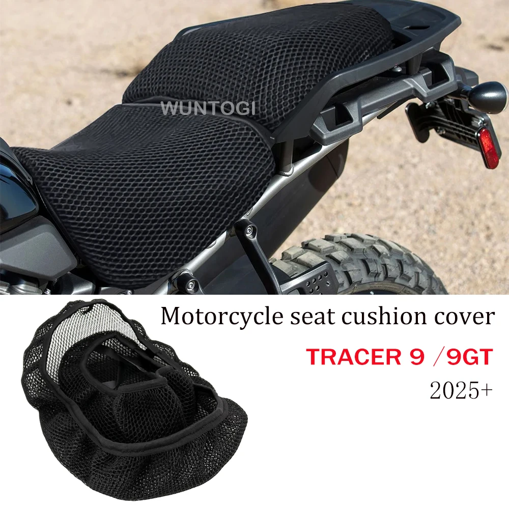 

For Yamaha Tracer9 9gt 2025+ Seat Cover Motorcycle 3D Airflow Seat Cover 2025 TRACER 9 9GT Nylon 3D Honeycomb Mesh Seat Cover