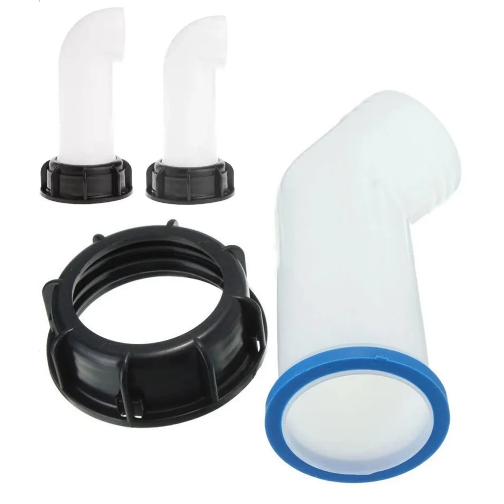 IBC Tank Discharge Joint Water Tank  Extension Drain Spout Hose 1000L IBC Water Tank Nozzle Tap Cap Valve Fitting