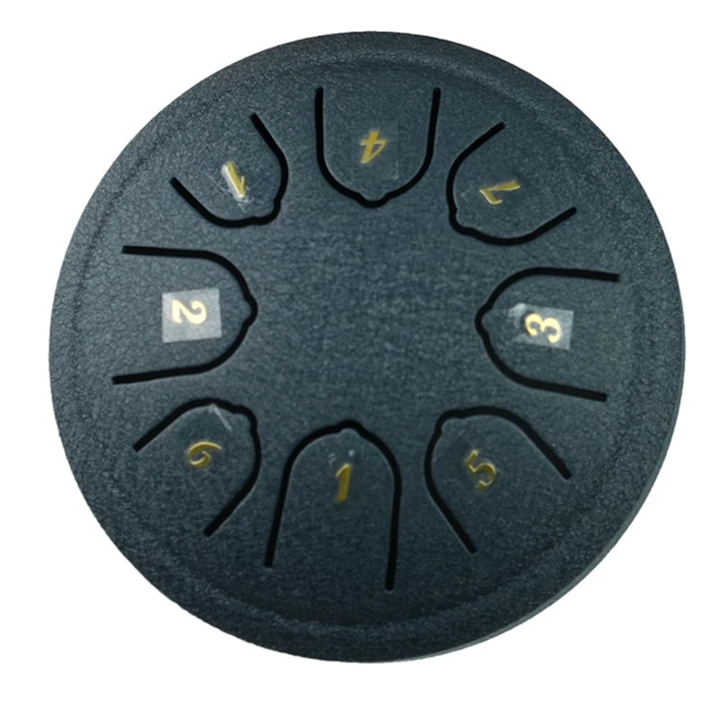 

Top-Mini Carbon Steel Hollow Drum 4.5 Inch 8-Tone Beginner Steel Tongue Drum Percussion Instrument Children's Music