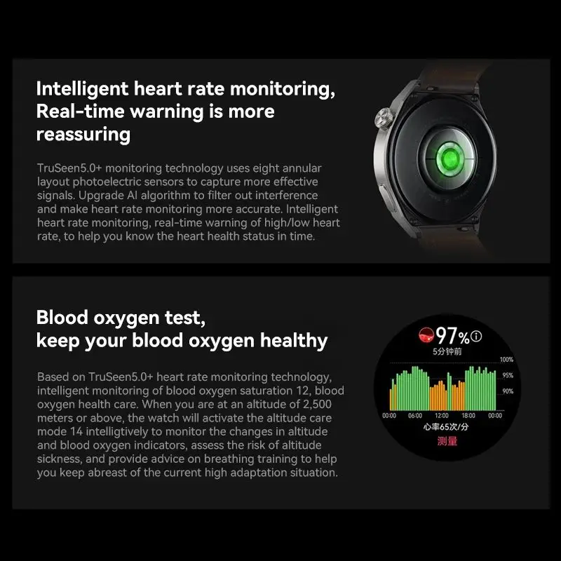 NEW Huawei Watch GT3 Pro watch sports intelligent Bluetooth call blood oxygen detection heart rate monitoring long battery life