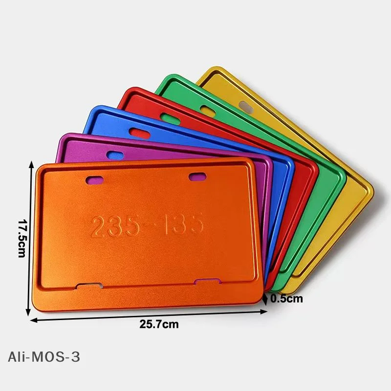 

【S】Universal Aluminum Alloy License Plate Holder Motorcycle License Plate Frames Motorcycle Retrofit License Plate Accessories