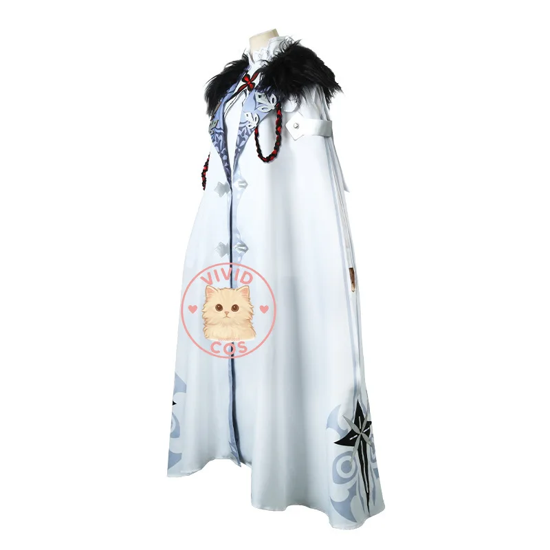 Genshin Impact Harbinger Cosplay Costume Anime Arlecchino jeu de rôle tenue cape uniforme perruque mâle bande dessinée Con Halloween fête ensemble