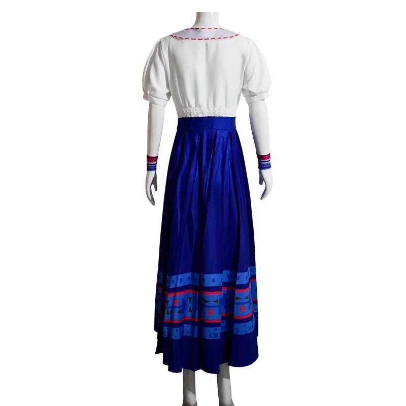 Adult Luisa Madrigal Cosplay Costume Dress Outfits for Halloween Woman Carnival Suit