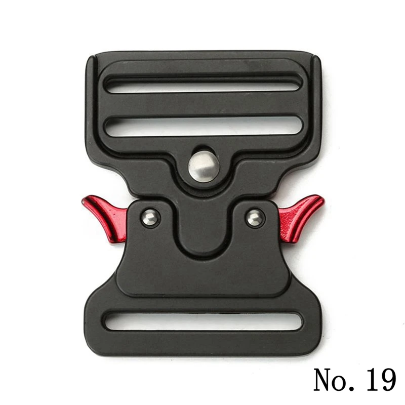Fivela de Cinto Tático de Liberação Rápida 25/32/38/50/52mm, Acessório de Metal para Cintos Masculinos e Bolsas, Fivela de Substituição DIY para Cinto e Bolsa