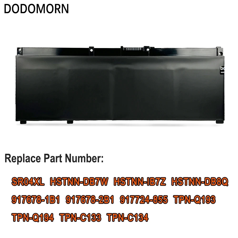 New SR04XL Laptop Battery For HP Omen 15-ce000 15-DC0000 17,III Pro For HP Pavilion 15-cb000,Gaming 15 2018,Power 15-cb000 Serie image 2